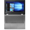 Лаптоп Lenovo Yoga 330 - 11.6" HD Touch, Intel Pentium Silver N5000, 4GB, Mineral Grey