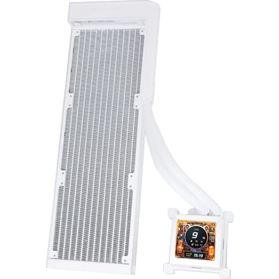 Охладител за процесор Lian Li HydroShift LCD 360 Fanless RGB - Бял