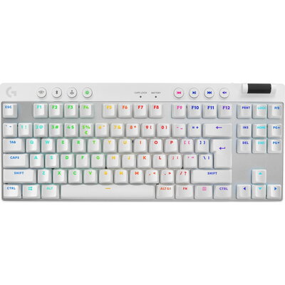 LOGITECH PRO X TKL Lightspeed - Tactile - US - WHITE