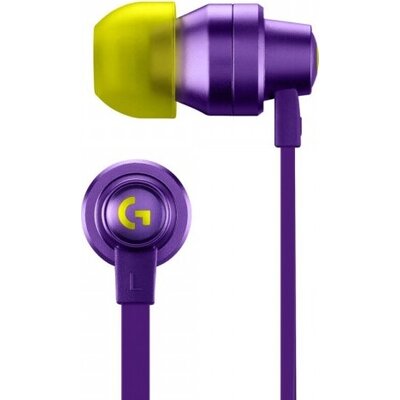 Слушалки тапи с микрофон Logitech G333 Purple