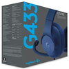 Геймърски слушалки Logitech G433, Сини