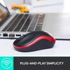 Безжична мишка Logitech M185 Red