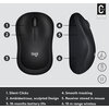 Безжична мишка Logitech M220 SILENT Charcoal