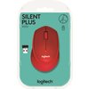 Безжична мишка Logitech M330 SILENT PLUS Red