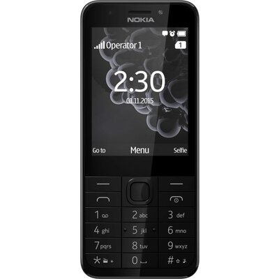 Телефон Nokia 230 RM-1172, Dual SIM, Черен