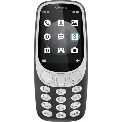 Телефон Nokia 3310 3G TA-1022, тъмносив