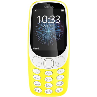 Телефон Nokia 3310 TA-1030 (2017) Dual Sim, жълт
