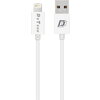 USB зарядно DeTech DE-11i + Lightning кабел, Бял