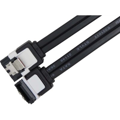Интерфейсен кабел за твърд диск SATA-3 (6Gb/s) - черен
