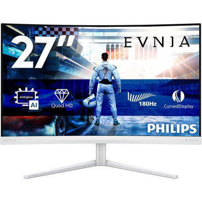 Монитор Philips 27M2C5501 - 27" QHD VA 180Hz, Curved 1500R
