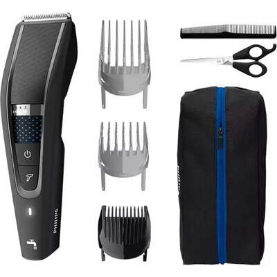 Philips Машинка за подстригване Philips Hairclipper series 5000, Технология Trim-n-Flow PRO, 28 настройки за дължина (0,5 – 28 м