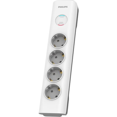 PHILIPS Surge protector 4 outlets - 3680W 16A