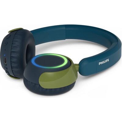 Philips Детски Bluetooth слушалки Светещи наушници - TAK4200CT