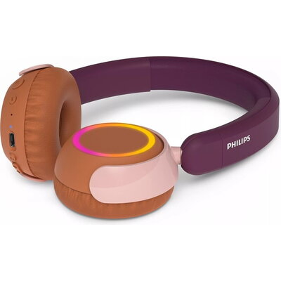 Philips Детски Bluetooth слушалки Светещи наушници - TAK4200MP