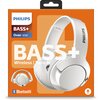 Bluetooth Слушалки Philips BASS+ SHB3175BK, бели