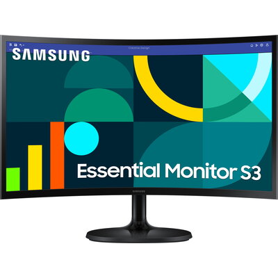 Монитор Samsung LS24D360GAUXEN S36GD - 24" FHD VA 100Hz, Curved