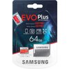 microSDXC карта Samsung EVO Plus 64GB + SD адаптер