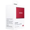 Преносим външен SSD диск Samsung T7 1TB, Mettallic Red