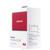 Преносим външен SSD диск Samsung T7 1TB, Mettallic Red