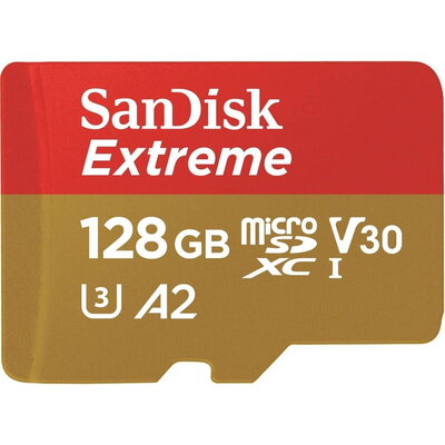 Карта памет SANDISK Extreme microSDXC 128GB A2 V30