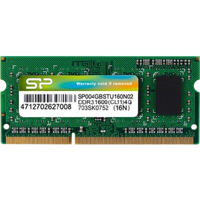 SO-DIMM RAM Silicon Power 4GB DDR3-1600