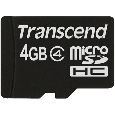 Transcend microSDHC 4 GB Class 4 + SD адаптер
