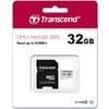 microSDHC карта Transcend 300S 32GB  U1 с SD адаптер