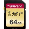 Transcend SDXC 500S 64GB UHS-I U3 V30