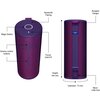 Портативна Bluetooth колонка Ultimate Ears BOOM 3, Ultraviolet Purple