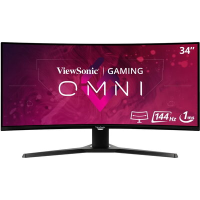 Монитор VIEWSONIC VX3418-2KPC - 34" WQHD 3440x1440 MVA 144Hz Curved