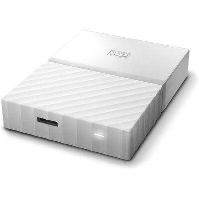 Портативен външен диск WD My Passport 4TB, White - WDBYFT0040BWT