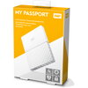 Портативен външен диск WD My Passport 4TB, White - WDBYFT0040BWT