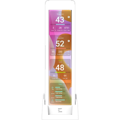 Аксесоар Zalman ZM-MF916 WHITE DISPLAY