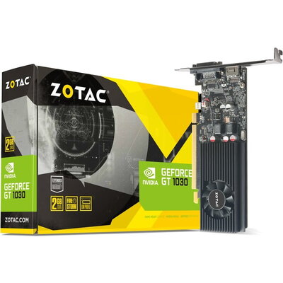 Видео карта ZOTAC GeForce GT 1030 2GB GDDR5 Low Profile
