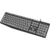 Клавиатура Natec keyboard Nautilus SLIM Black-Grey US layout