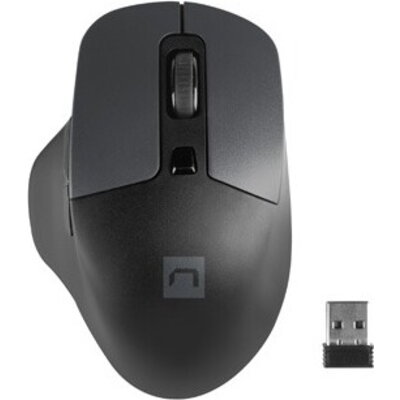 Мишка Natec Mouse Blackbird 2 Silent Wireless 1600 DPI Optical Right Hand Adapted, Black