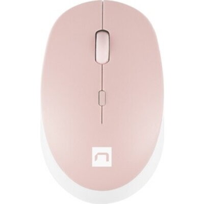 Мишка Natec Mouse Harrier 2 Wireless 1600 DPI Bluetooth 5.1 White-Pink