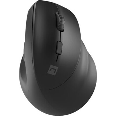 Мишка Natec Vertical Mouse Crake 2  BLUETOOTH 5.2 + 2.4GHZ BLACK 2400dpi, Right handed, black