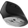 Мишка Natec Vertical Mouse Crake 2  BLUETOOTH 5.2 + 2.4GHZ BLACK 2400dpi, Right handed, black