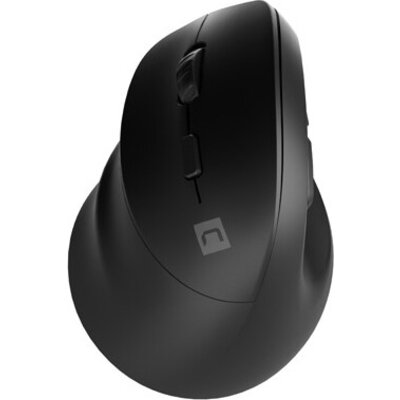 Мишка Natec Vertical Mouse Crake 2  BLUETOOTH 5.2 + 2.4GHZ BLACK 2400dpi, Left handed, black