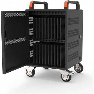 Зарядна станция PORT charging cabinet 20 notebooks + rack 19'' - 1 u