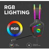 CANYON Darkless GH-9A, RGB gaming headset with Microphone, Microphone frequency response: 20HZ~20KHZ,  ABS+ PU leather, USB*1*3.