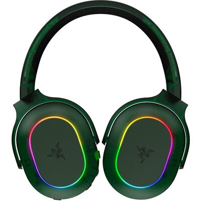Razer Barracuda X Chroma Phantom Green Edition, Gaming Headset, Black, Oval Ear Cushions, 2.4 GHz Wireless / Bluetooth, Breathab