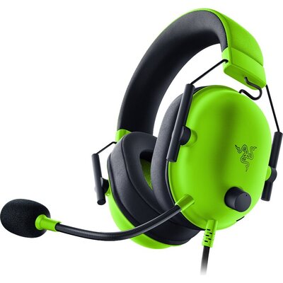 Razer BlackShark V2 X - Wired Gaming Headset - Green - FRML Packaging