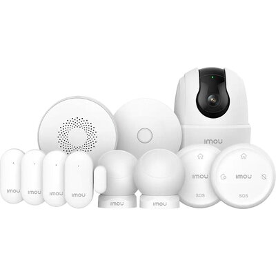 Imou Alarm Kit 3, 1-ZG2 gateway, 2-Motion sensor ZP1, 4-door window sensors ZD1, 1-Alarm Siren ZR1, 2-Remote control ZB1, 1-RANG Imou Alarm Kit 3, 1-ZG2 gateway, 2-Motion sensor ZP1, 4-door window sensors ZD1, 1-Alarm Siren ZR1, 2-Remote control ZB1, 1-RANG