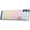 CORSAIR Vanguard Air 99 Wireless Low Profile Optical-Mechanical Gaming Keyboard, Backlit RGB LED, CORSAIR LP OPX, White, PBT DS