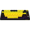 LORGAR KBP7075W, Wireless 75% Mechanical Gaming Keyboard Pro, Black/yellow, EN layout