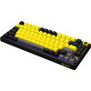 LORGAR KBP7075W, Wireless 75% Mechanical Gaming Keyboard Pro, Black/yellow, EN layout