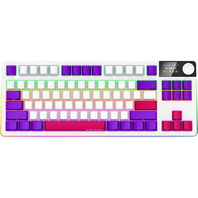 LORGAR KBP70TKLW, Wireless TKL Mechanical Gaming Keyboard Pro, White, EN layout