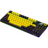 LORGAR KBP70TKLW, Wireless TKL Mechanical Gaming Keyboard Pro, Black/yellow, EN layout